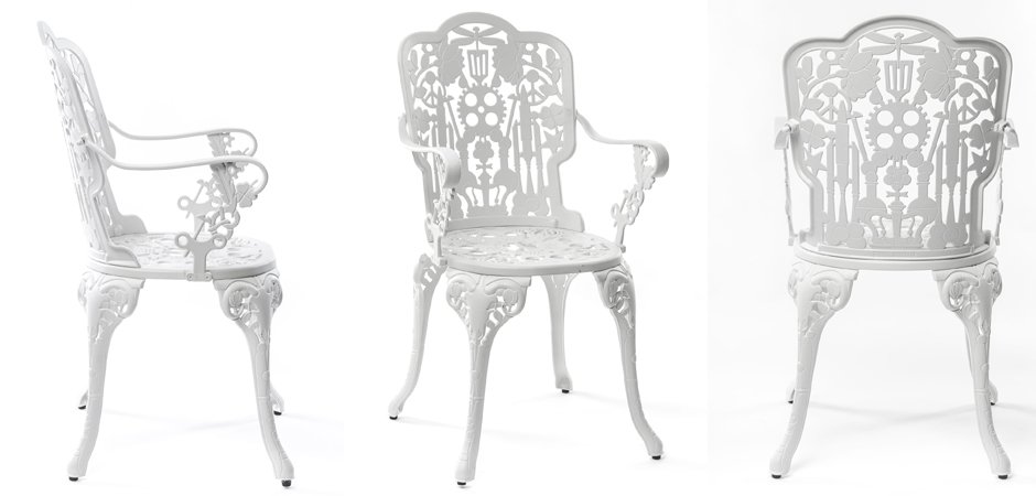 Стул Seletti Industry Collection ALUMINIUM ARMCHAIR – WHITE Стул Seletti Industry Collection ALUMINIUM ARMCHAIR – WHITE - Loft-Concept в Самаре