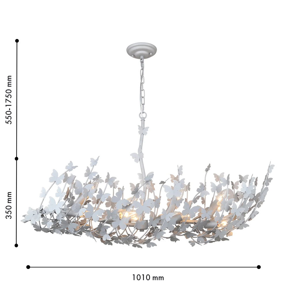 Люстра с абажуром оформленным в виде стаи бабочек Eternal Butterflies в Самаре