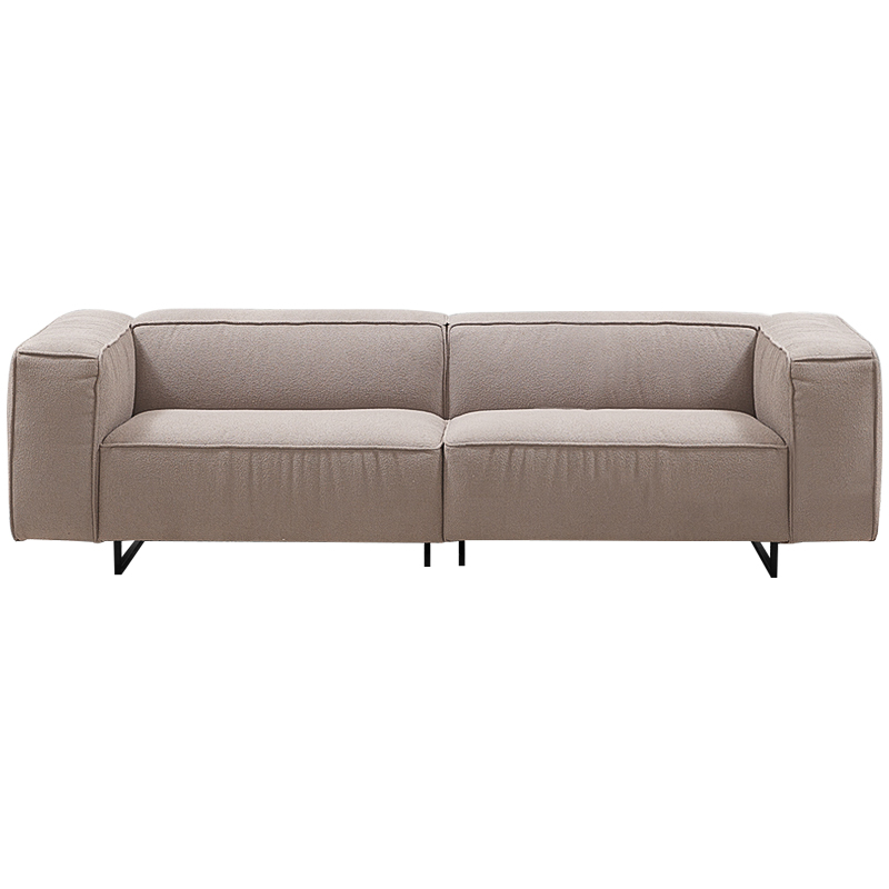 Диван Bastien Soft Beige Sofa Бежевый Черный в Самаре | Loft Concept 