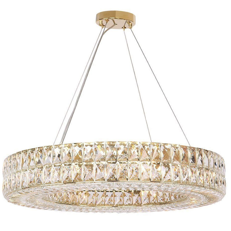 Люстра Crystal Regena Gold Chandelier 13 Золотой Прозрачный (Transparent) в Самаре | Loft Concept 