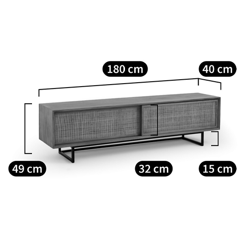 ТВ-тумба из массива тика Busto TV Stand в Самаре