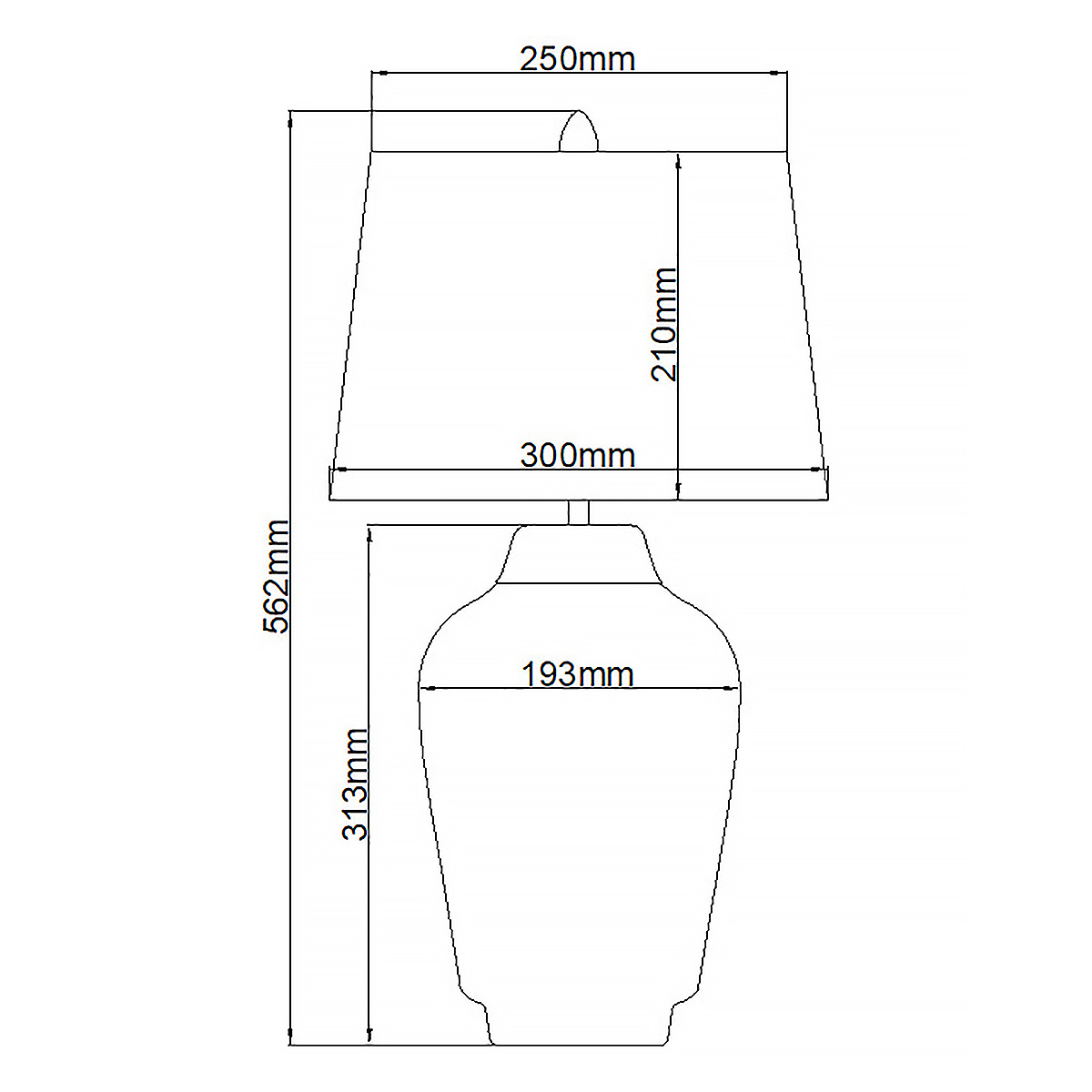 Настольная лампа с белым конусным абажуром и ребристым керамическим основанием Quintiesse в Самаре