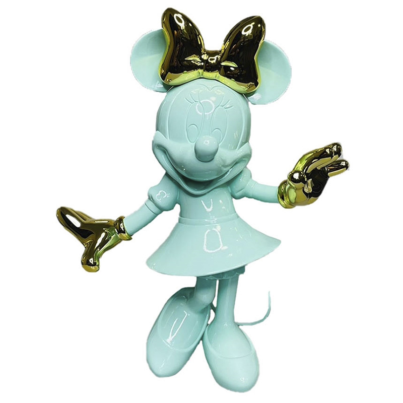 Статуэтка Минни Маус зеленого цвета Minnie Mouse Green Figurine  Салатовый в Самаре | Loft Concept 