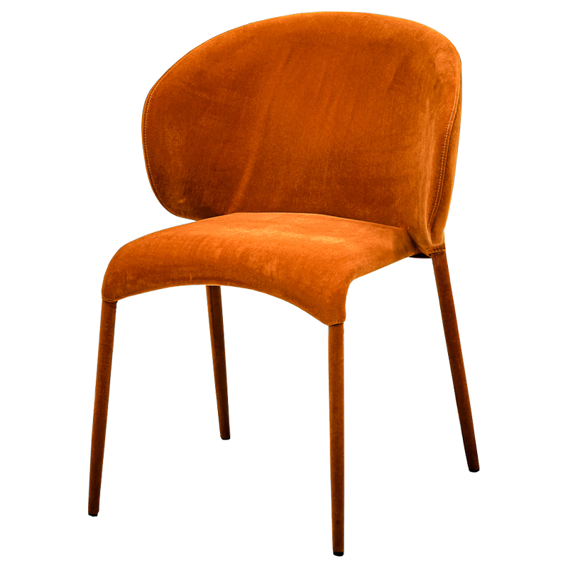 Стул Caroline Stool Orange Оранжевый в Самаре | Loft Concept 