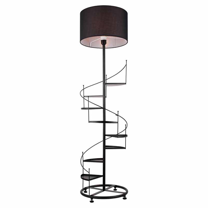 Торшер Spiral Staircase Floor Lamp Black Черный Торшер Spiral Staircase Floor Lamp Black Черный в Самаре | Loft Concept