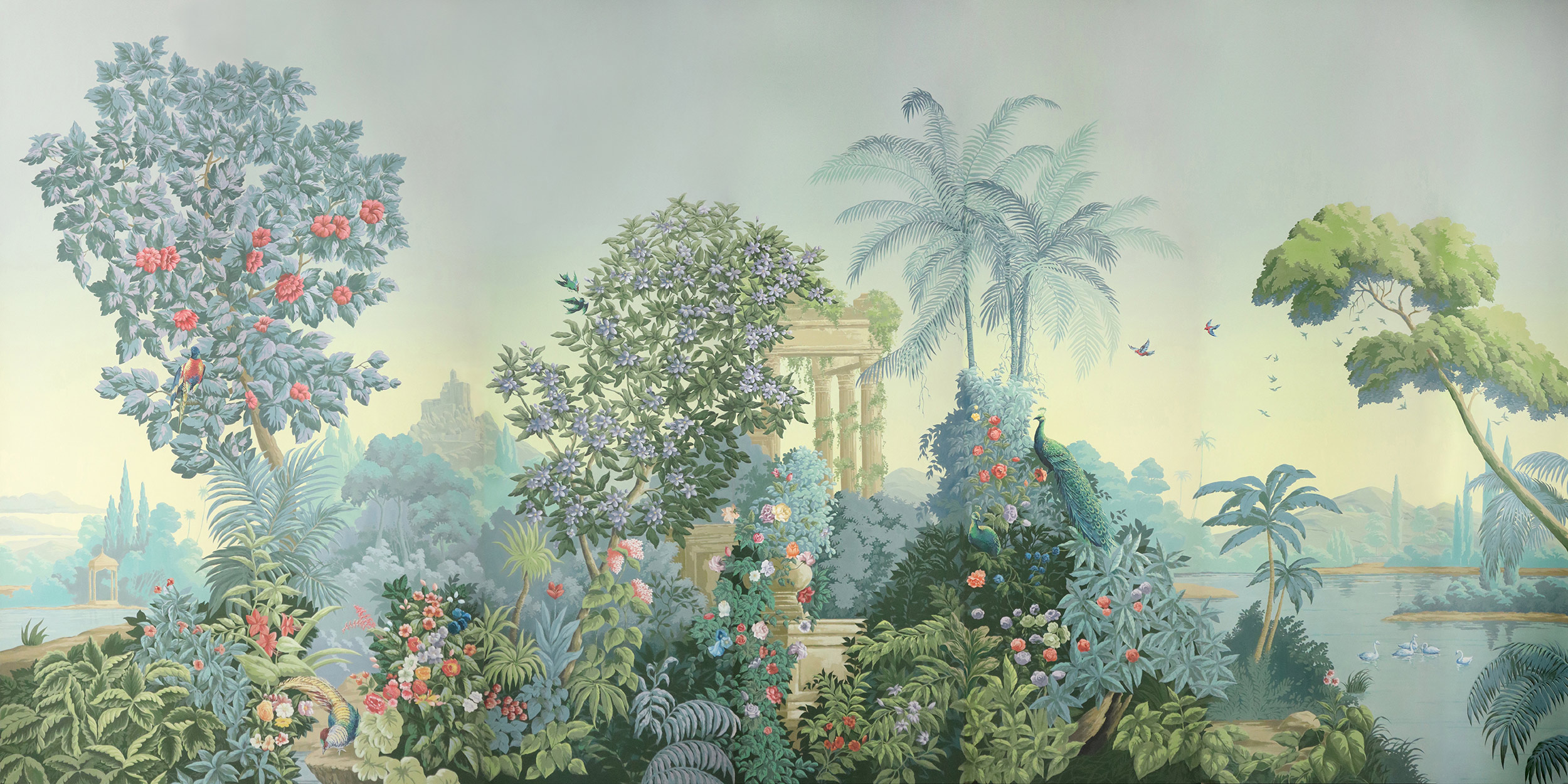 Обои ручная роспись Paradise Lost Celeste on scenic paper Обои ручная роспись Paradise Lost Celeste on scenic paper - постер Loft-Concept в Самаре