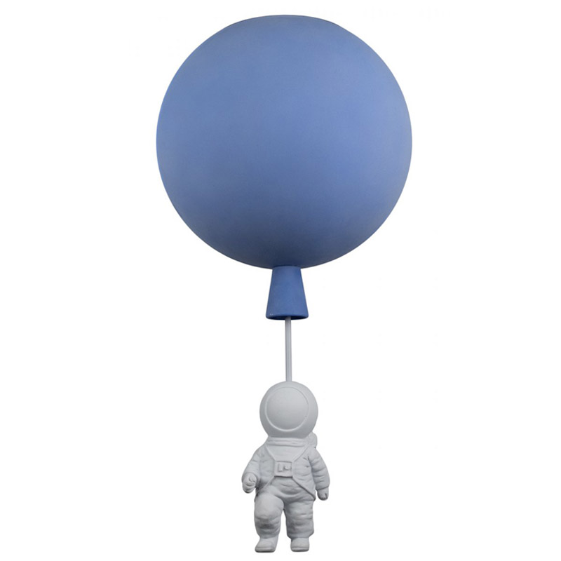 Потолочный светильник Cosmonaut blue ball Синий в Самаре | Loft Concept 