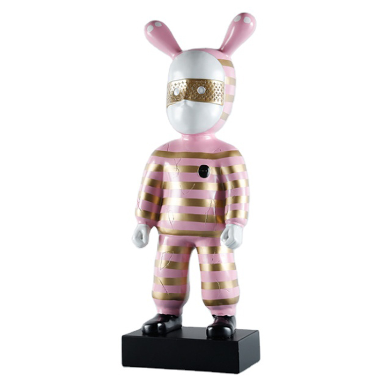 Rolito Large Figurine Pink Розовый Черный Золотой в Самаре | Loft Concept 