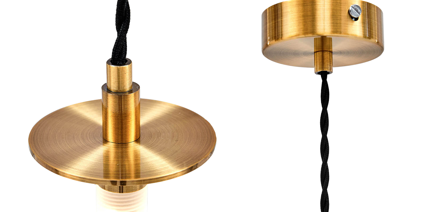 Подвесной светильник Matts pendant gold - фото