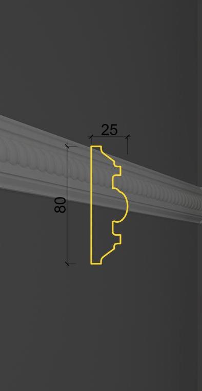 Молдинг с орнаментом MO-19 в Самаре