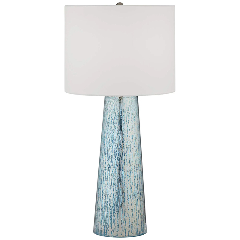 Настольная лампа Claire Lampshade Table Lamp Голубой Белый в Самаре | Loft Concept 