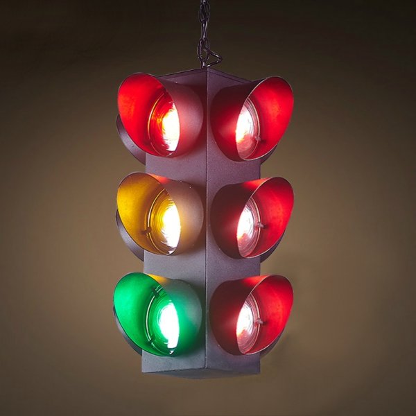 Подвесной светильник Светофор Loft Traffic Light Pendant  в Самаре | Loft Concept 