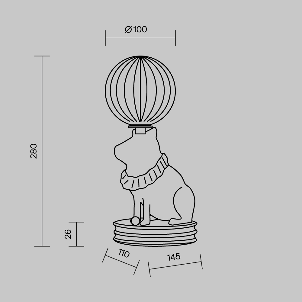 Настольный светильник Senor Capybara 3000К 5Вт в Самаре