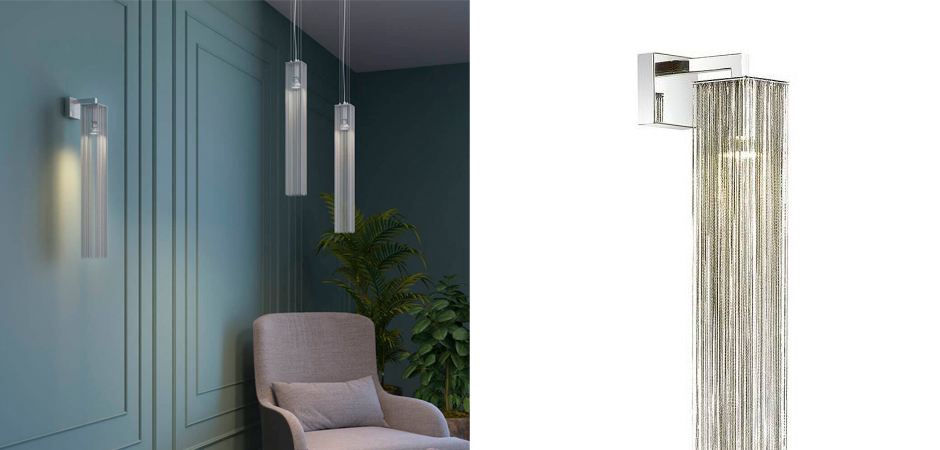 Бра Atlantis Chain Nickel One Sconces Бра Atlantis Chain Nickel One Sconces - Loft-Concept в Самаре