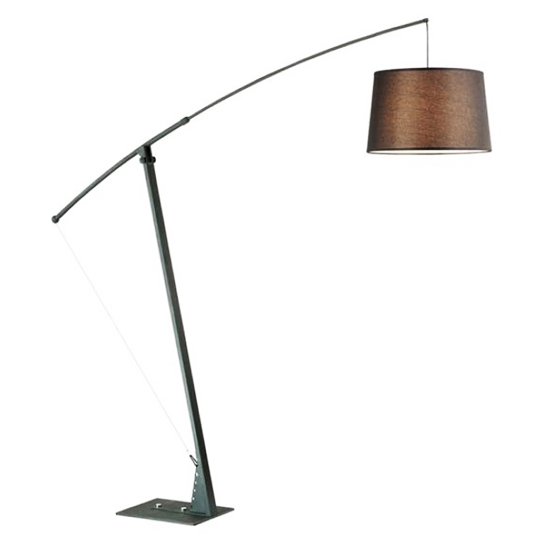 Торшер Floor Lamp Colin black Коричневый в Самаре | Loft Concept 