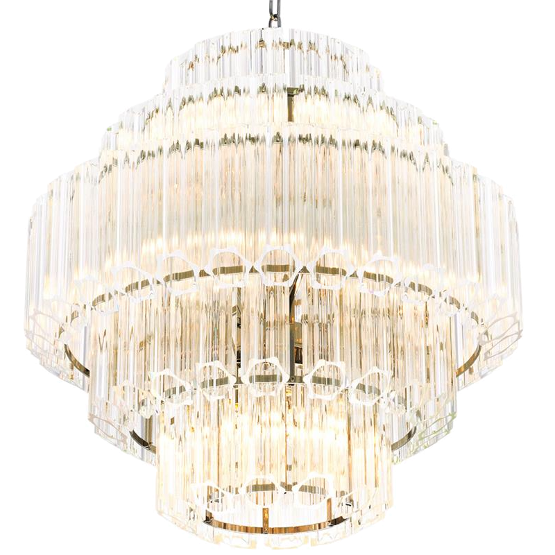 Люстра Chandelier Vittoria S Clear Никель Прозрачный (Transparent) в Самаре | Loft Concept 