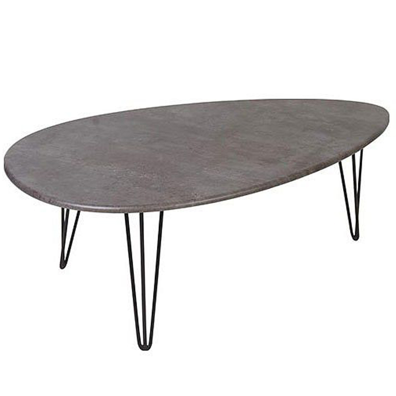 Кофейный стол Dorian Coffee Table gray Серый бетон в Самаре | Loft Concept 