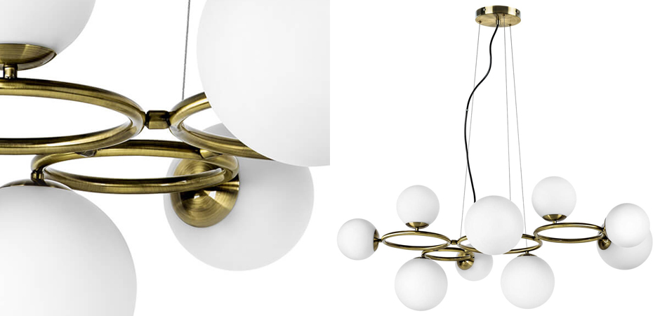 Люстра Bubbles on 4 Rings Chandelier Люстра Bubbles on 4 Rings Chandelier - Loft-Concept в Самаре