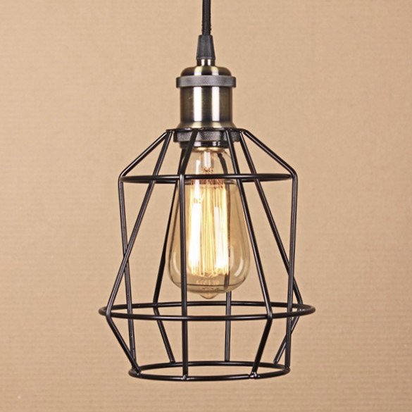 Подвесной светильник Wire Cage Pendant Pripl Black Черный в Самаре | Loft Concept 