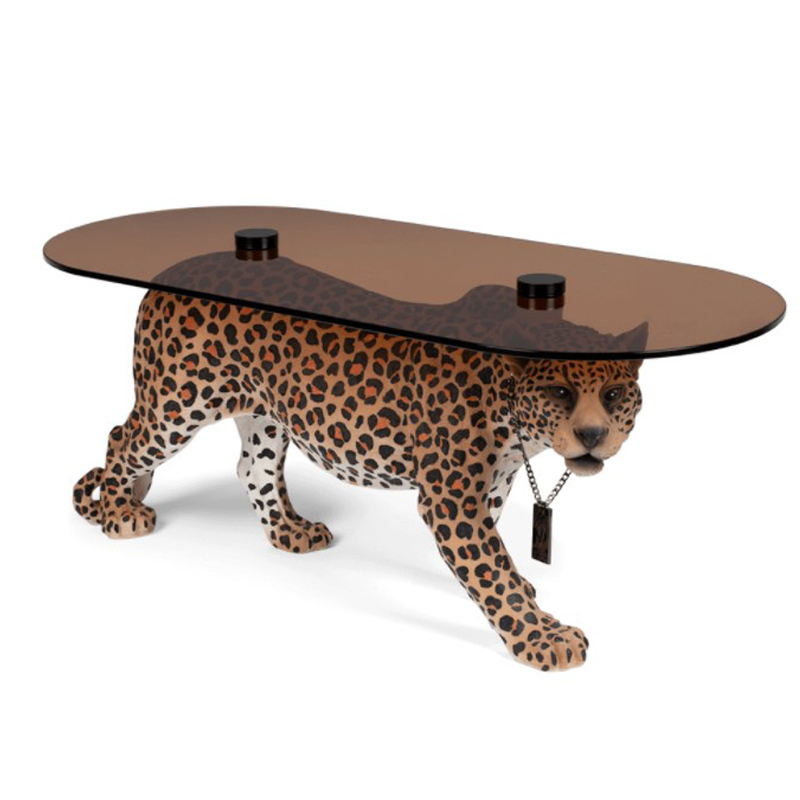 Кофейный стол DOPE AS HELL COFFEE TABLE SPOTTED Коричневый в Самаре | Loft Concept 