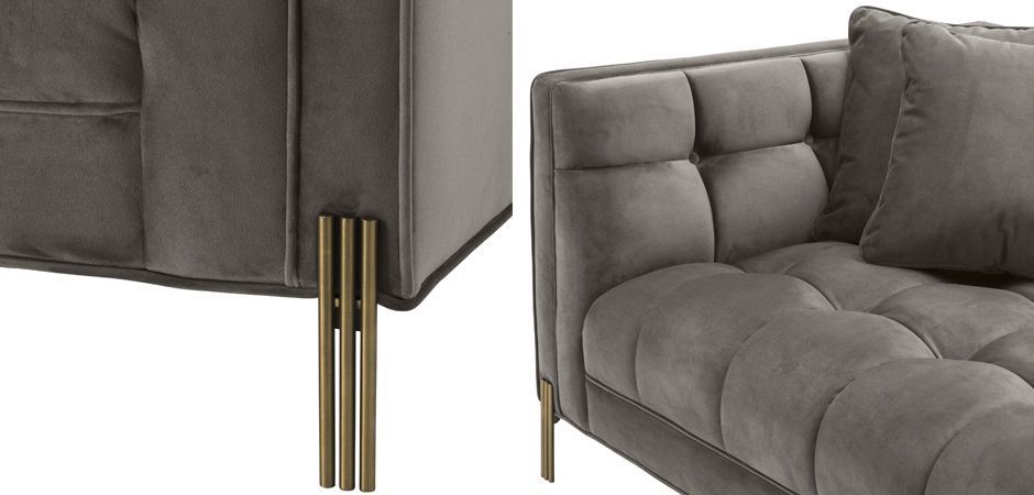 Диван Eichholtz Sofa Sienna grey Диван Eichholtz Sofa Sienna grey - Loft-Concept в Самаре