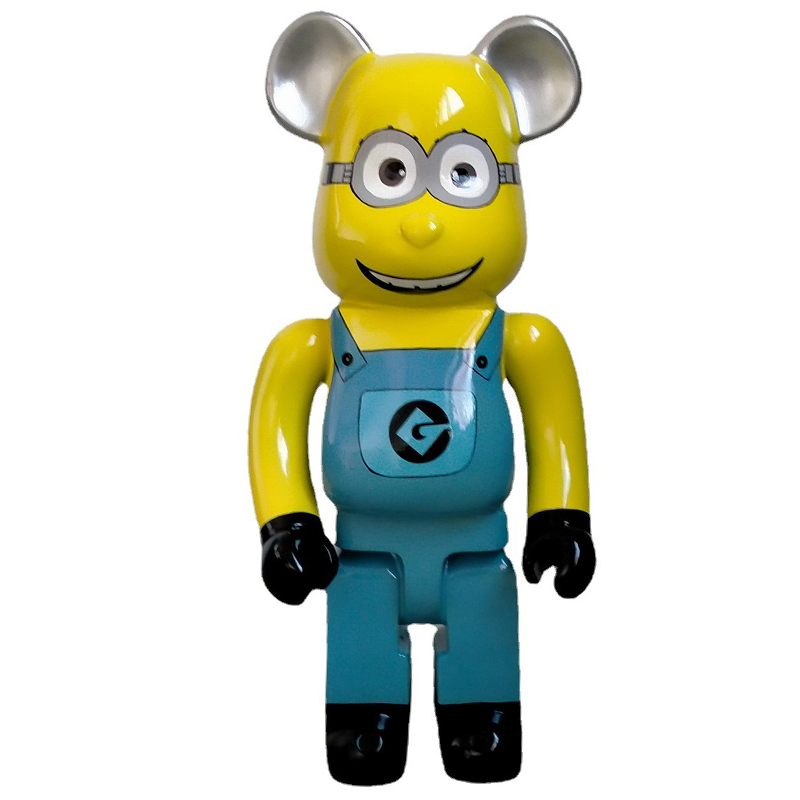 Статуэтка Bearbrick Minion Dave Синий Желтый Черный в Самаре | Loft Concept 