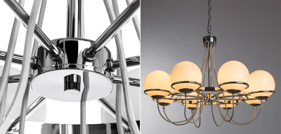 Люстра Melissa Chandelier Chromium Люстра Melissa Chandelier Chromium - Loft-Concept в Самаре