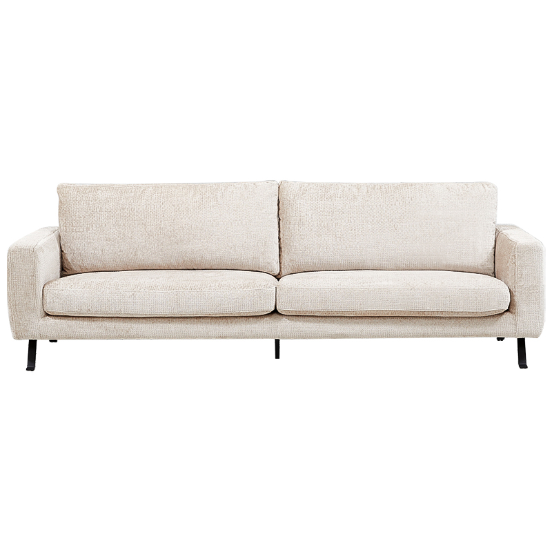 Диван Rowse Beige Sofa Бежевый Черный в Самаре | Loft Concept 