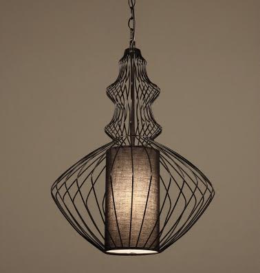 Подвесной светильник Wire Dream Pendant 2 Черный Белый в Самаре | Loft Concept 