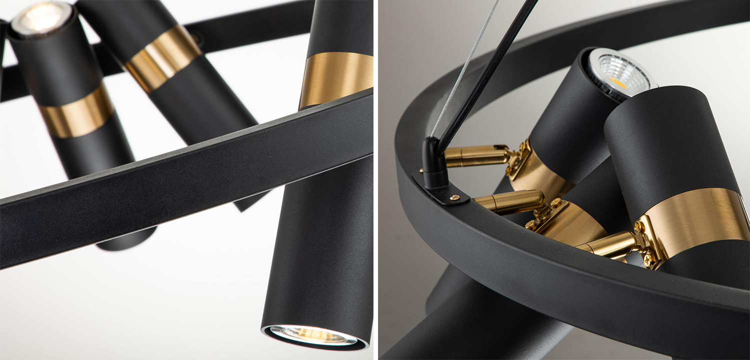 Люстра Rickon Chandelier Spot 18 - фото №1