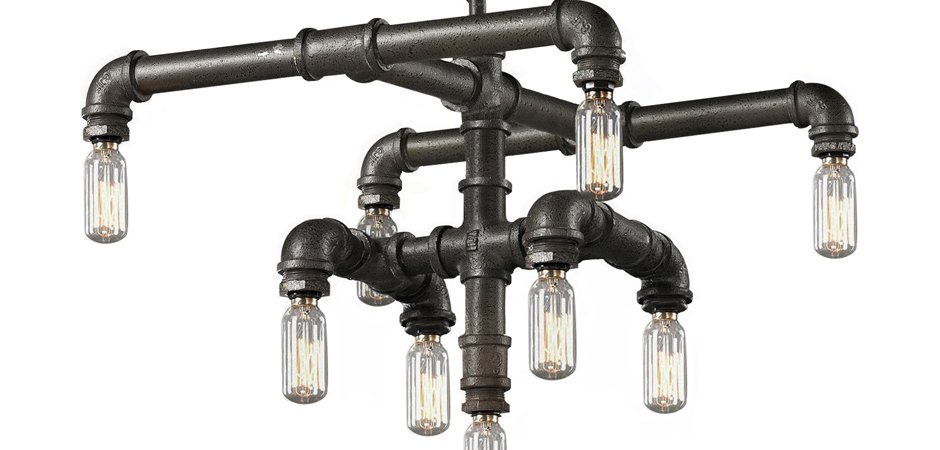 Люстра Water Pipe Connect T9 II Люстра Water Pipe Connect T9 II - Loft-Concept в Самаре