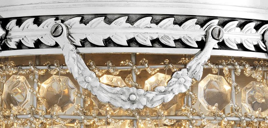 Бра Eichholtz Wall Lamp Emperor Nickel - Loft-Concept в Самаре