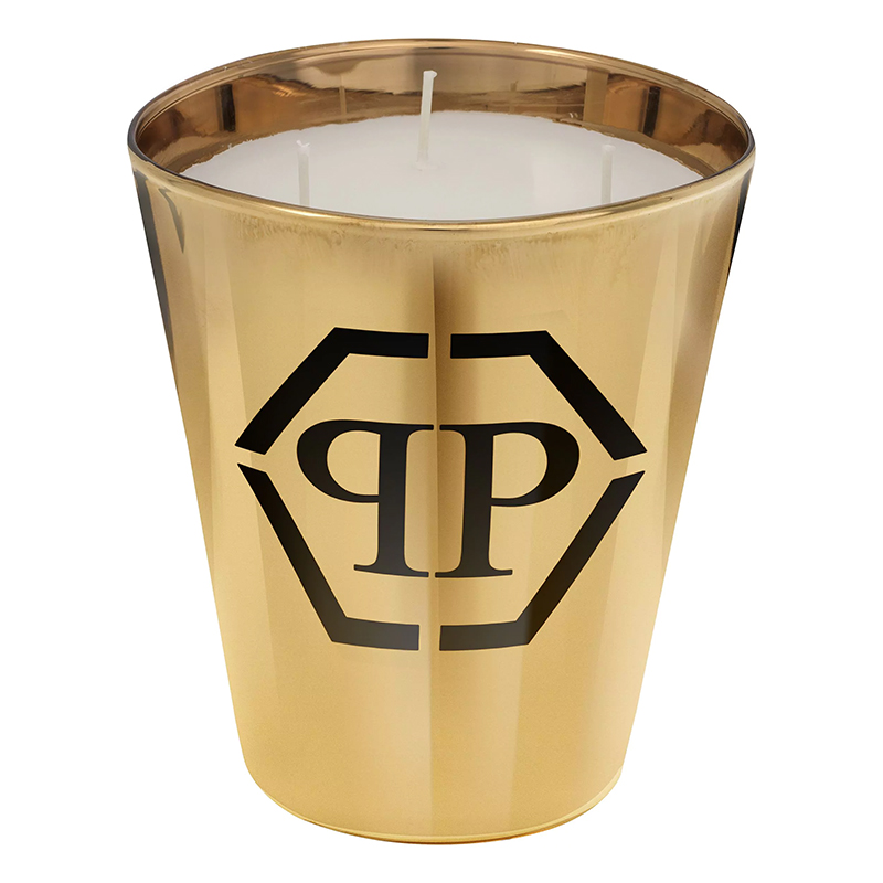 Свеча Philipp Plein Candle Empire Gold M Золотой Черный Белый в Самаре | Loft Concept 