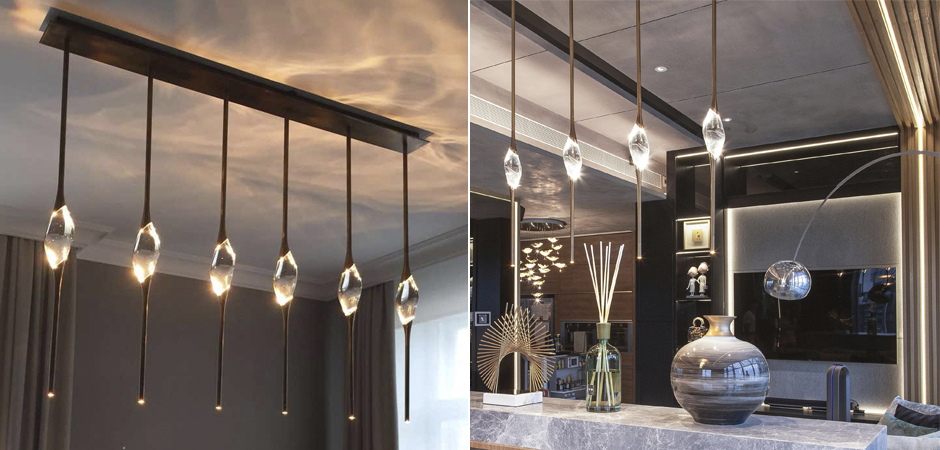 Подвесной светильник 12 Rectangle Chandelier Gold Подвесной светильник 12 Rectangle Chandelier Gold - Loft-Concept в Самаре