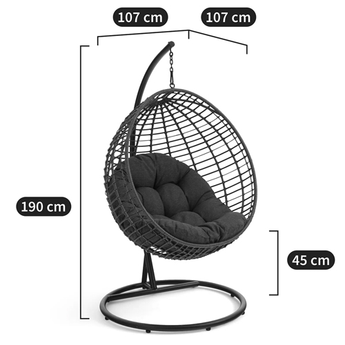 Подвесное уличное кресло Wallaker Hanging Chair в Самаре