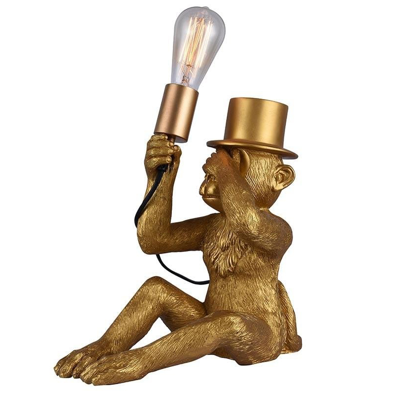 Настольная лампа Circus Monkey Table lamp Золотой Черный в Самаре | Loft Concept 