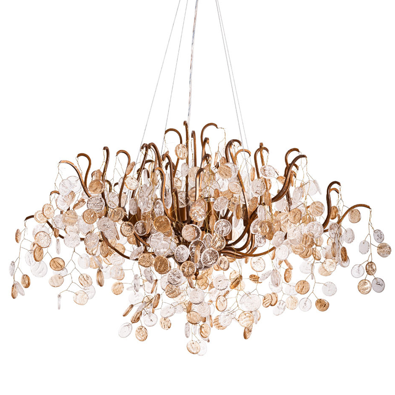 Люстра FAIRYTREE Chandelier Amber Pendants 100 Бронза Прозрачное Стекло в Самаре | Loft Concept 