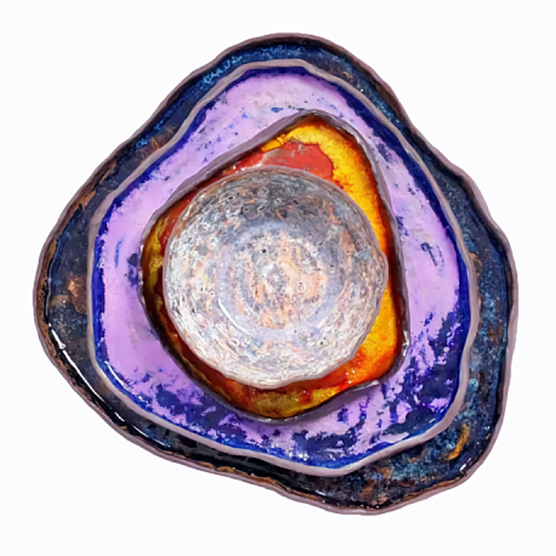 Сет из 3-х тарелок «LABRADORITE» Синий Оранжевый Серый Фиолетовый Сет из 3-х тарелок «LABRADORITE» Синий Оранжевый Серый Фиолетовый в Самаре | Loft Concept