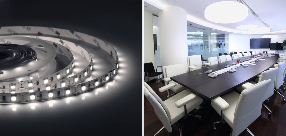 Светодиодная лента 14,4W/m 60Led/m 5050SMD холодный белый Светодиодная лента 14,4W/m 60Led/m 5050SMD холодный белый - Loft-Concept в Самаре