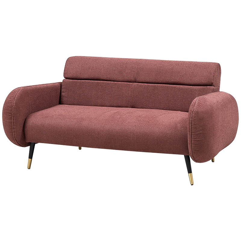 Диван Hebert Sofa Red M Красный Красный Черный Латунь в Самаре | Loft Concept 