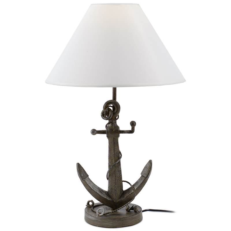 Настольная лампа Sea Anchor Table Lamp Коричневый Белый в Самаре | Loft Concept 