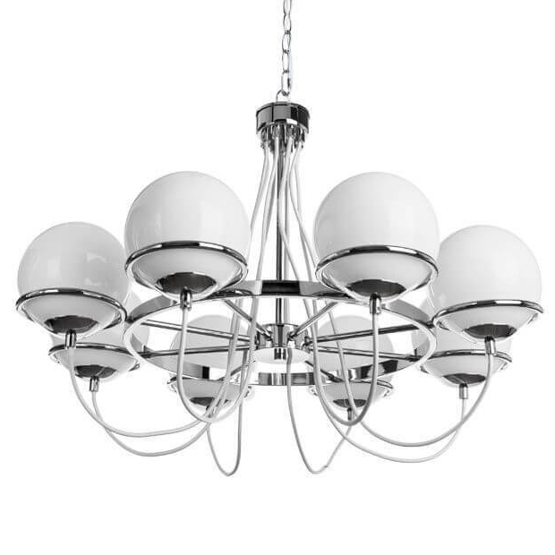 Люстра Melissa Chandelier Chromium Хром Белый в Самаре | Loft Concept 