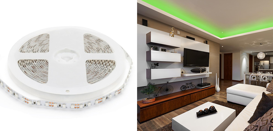 Светодиодная лента 9,6W/m 120LED/m 3528SMD зеленый 5M Светодиодная лента 9,6W/m 120LED/m 3528SMD зеленый 5M - Loft-Concept в Самаре