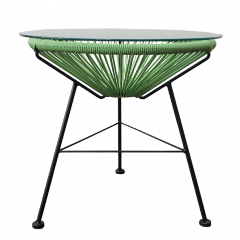 Приставной стол Acapulco side table Green Морская синь Желтый Зеленый Белый Оранжевый Черный в Самаре | Loft Concept 