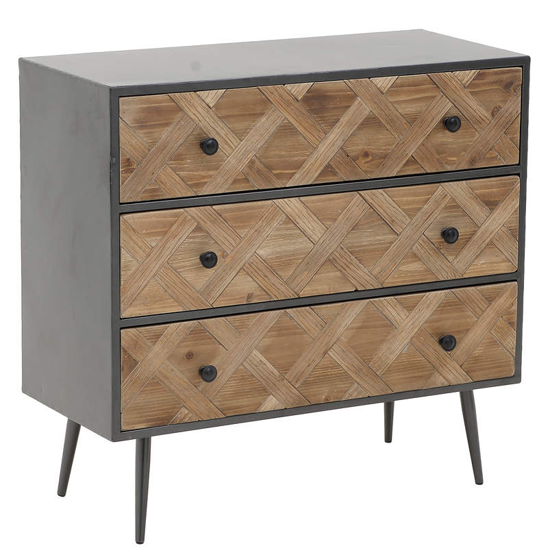 Комод Fidelia Chest of Drawers Древесина Черный в Самаре | Loft Concept 