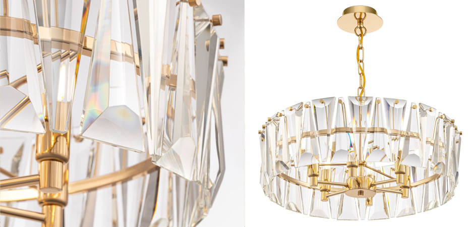 Люстра Ruby Crystal Chandelier Gold 53 Люстра Ruby Crystal Chandelier Gold 53 - Loft-Concept в Самаре