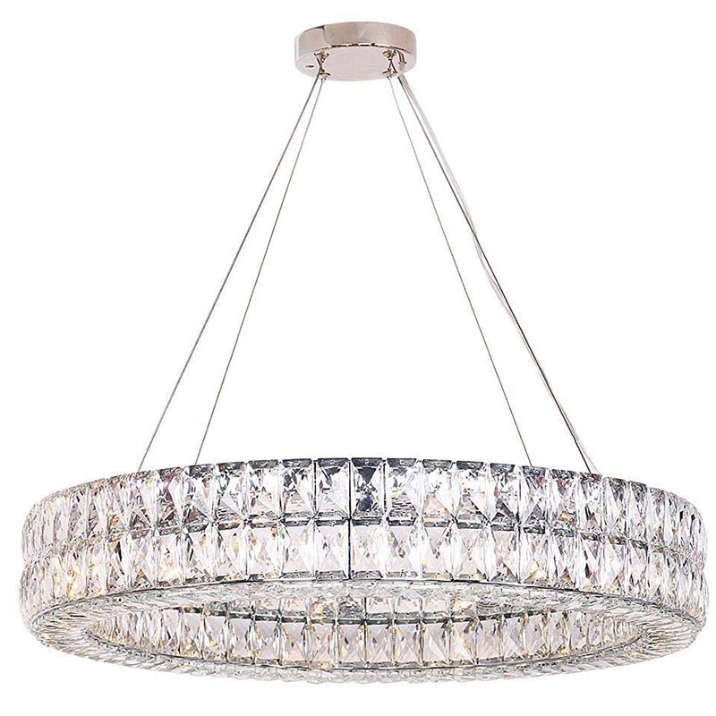 Люстра Crystal Regena Chrome Chandelier 10 Хром Прозрачный (Transparent) в Самаре | Loft Concept 