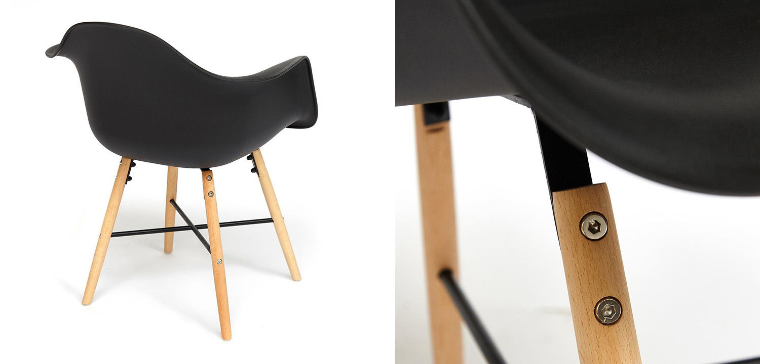 Стул DAW black - фото