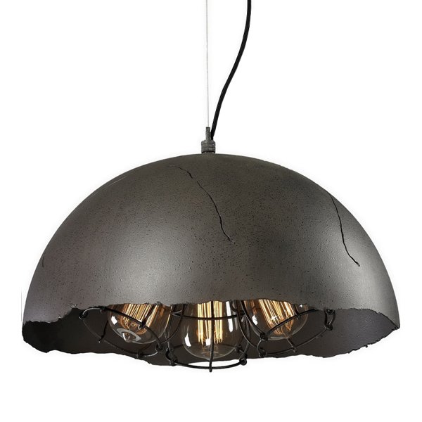 Подвесной светильник Uneven Edge Loft Pendant lamp 3 Графит в Самаре | Loft Concept 