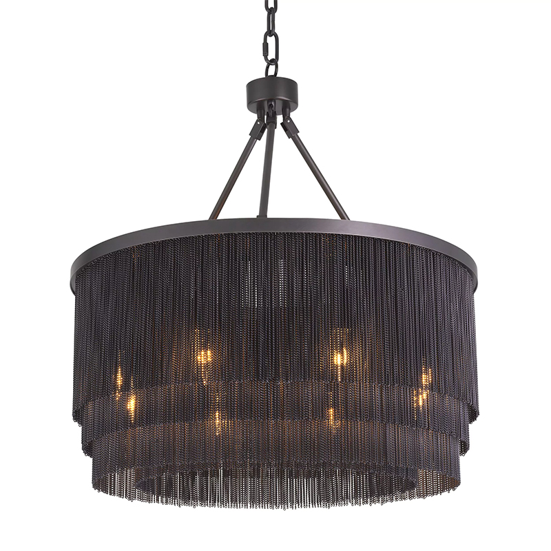 Люстра Eichholtz Chandelier Tissot S Темная бронза в Самаре | Loft Concept 